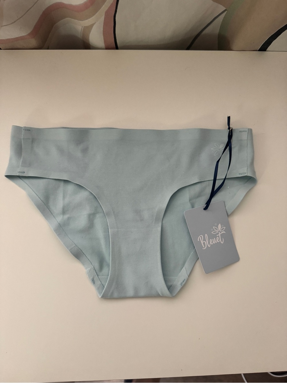 3 Pack - Bleuet Light Blue Underwear Organic Cotton for Teens Size 10/12